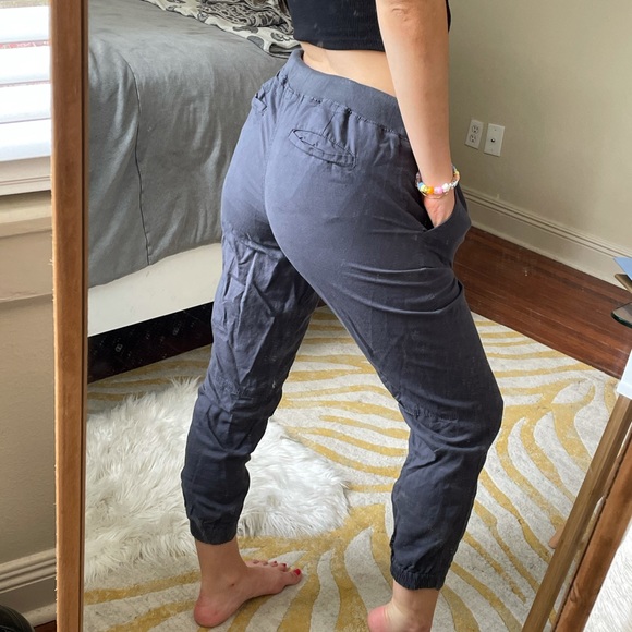 Linen drawstring pants - Picture 2 of 4